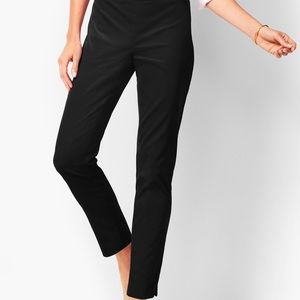 Talbots “Chatham” velveteen ankle pant Black